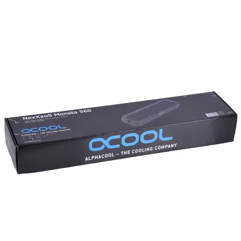Heatsink Alphacool 14192 Steel Melns 144mm x 607mm x 86mm