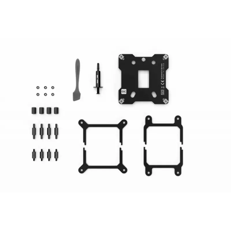 Ūdens bloks Alphacool Core 1 Aurora misiņa varš niķelis caurspīdīgs balts 72mm