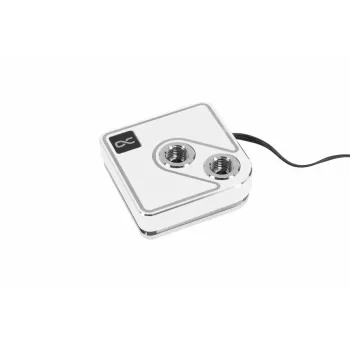 Ūdens bloks Alphacool Core 1 Aurora misiņa varš niķelis caurspīdīgs balts 72mm
