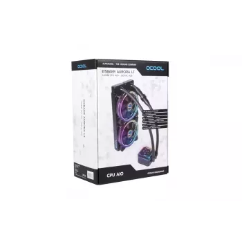 Universāls šķidruma dzesētājs Alphacool Eisbaer Aurora LT240 12 cm Melns