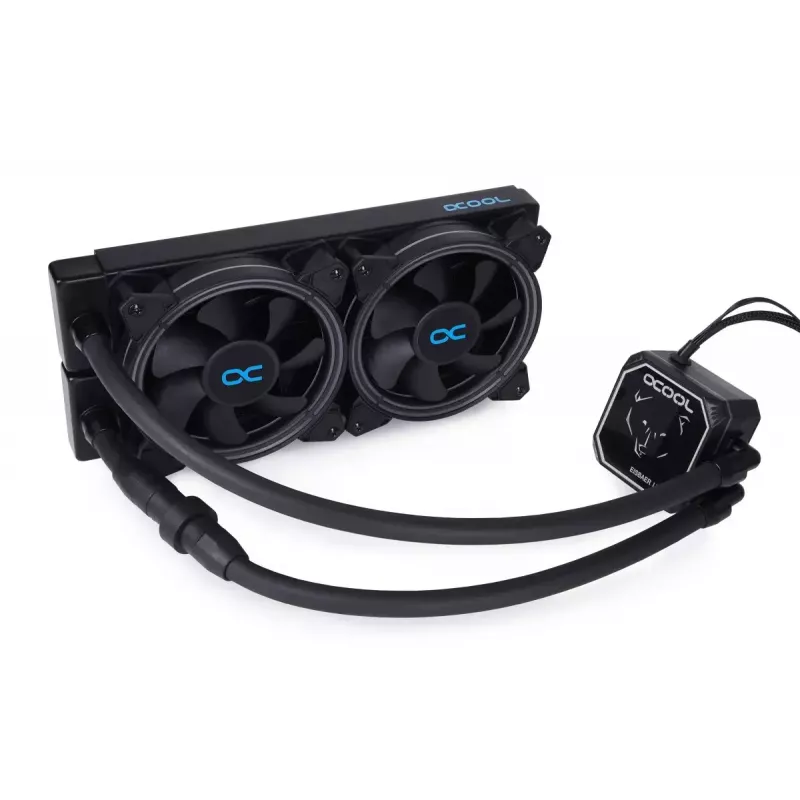 Universāls šķidruma dzesētājs Alphacool Eisbaer Aurora LT240 12 cm Melns