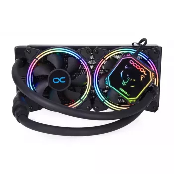 Universāls šķidruma dzesētājs Alphacool Eisbaer Aurora LT240 12 cm Melns