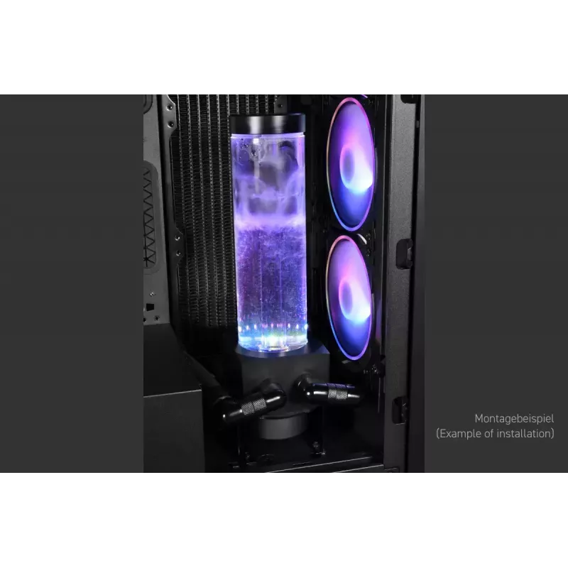 Rezervuārs Alphacool 15394 Akrils Melns Caurspīdīgs 7.65 cm 25.1 cm