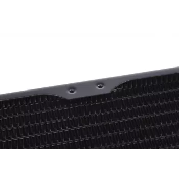 Radiator Alphacool 14444 Brass Copper Stainless Steel Melns 140mm 311mm 20mm