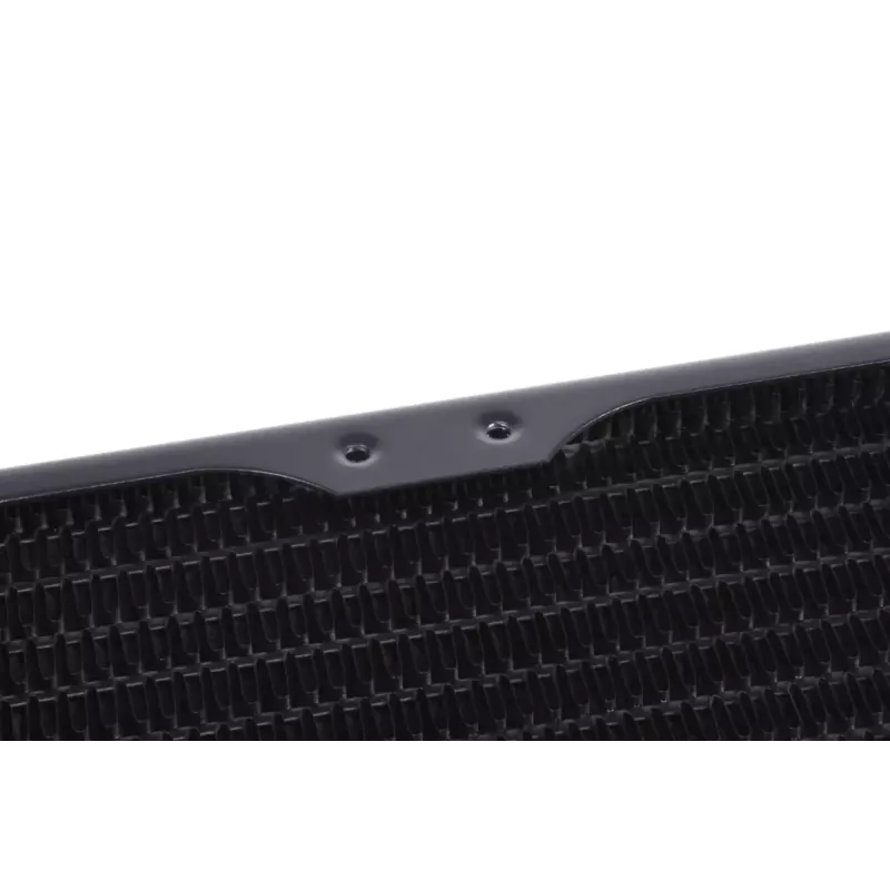 Radiator Alphacool 14444 Brass Copper Stainless Steel Melns 140mm 311mm 20mm