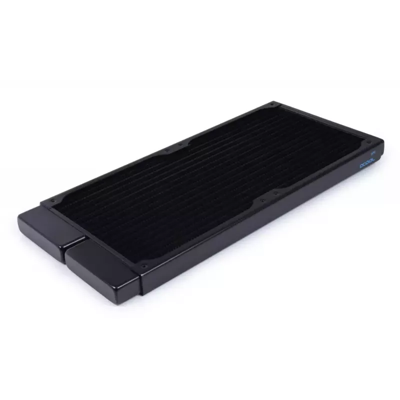 Radiator Alphacool 14444 Brass Copper Stainless Steel Melns 140mm 311mm 20mm