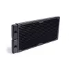 Radiator Alphacool 14444 Brass Copper Stainless Steel Melns 140mm 311mm 20mm
