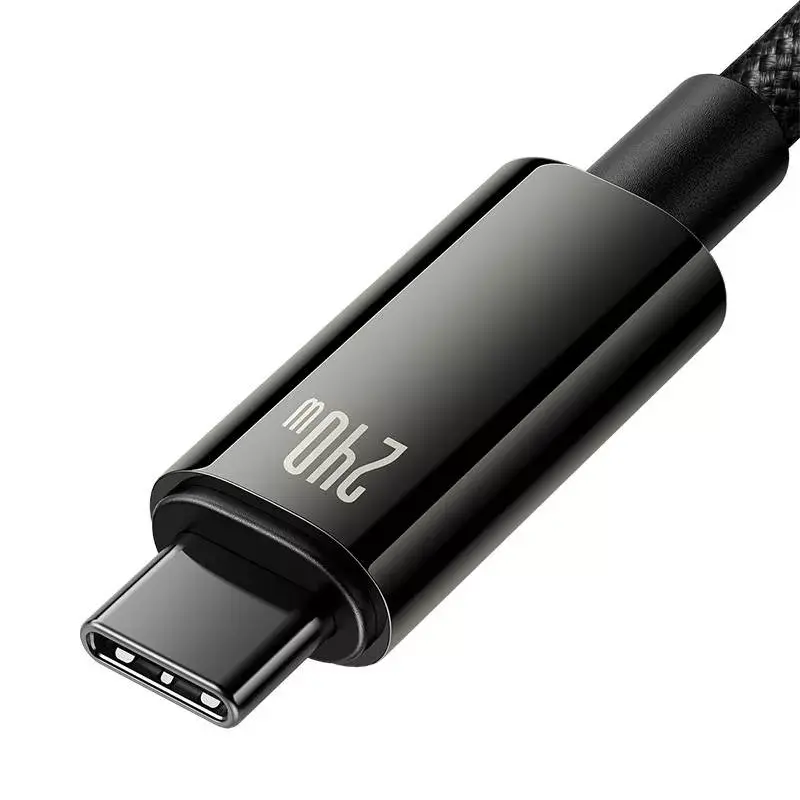 USB-C uz USB-C kabelis Baseus Tungsten Gold 240W 3m