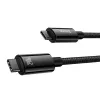 USB-C uz USB-C kabelis Baseus Tungsten Gold 240W 3m