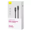 USB-C uz USB-C kabelis Baseus Tungsten Gold 240W 3m