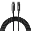 USB-C uz USB-C kabelis Baseus Tungsten Gold 240W 3m