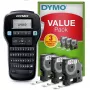 DYMO LabelManager 160 uzlīmju printera starta komplekts ar 3 D1 uzlīmju lentu ruļļiem | Rokas uzlīmju printeris | QWERTY tastatūra | Ideāli piemērots birojam vai mājām