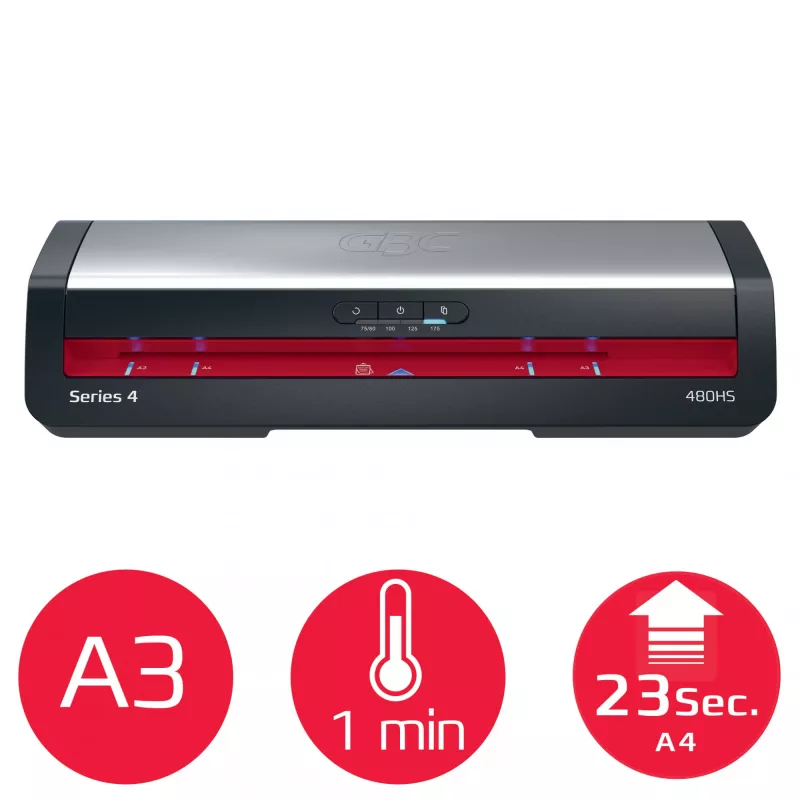 Laminators gbc 480HS A3 — karstā laminēšanas iekārta dokumentiem līdz A3