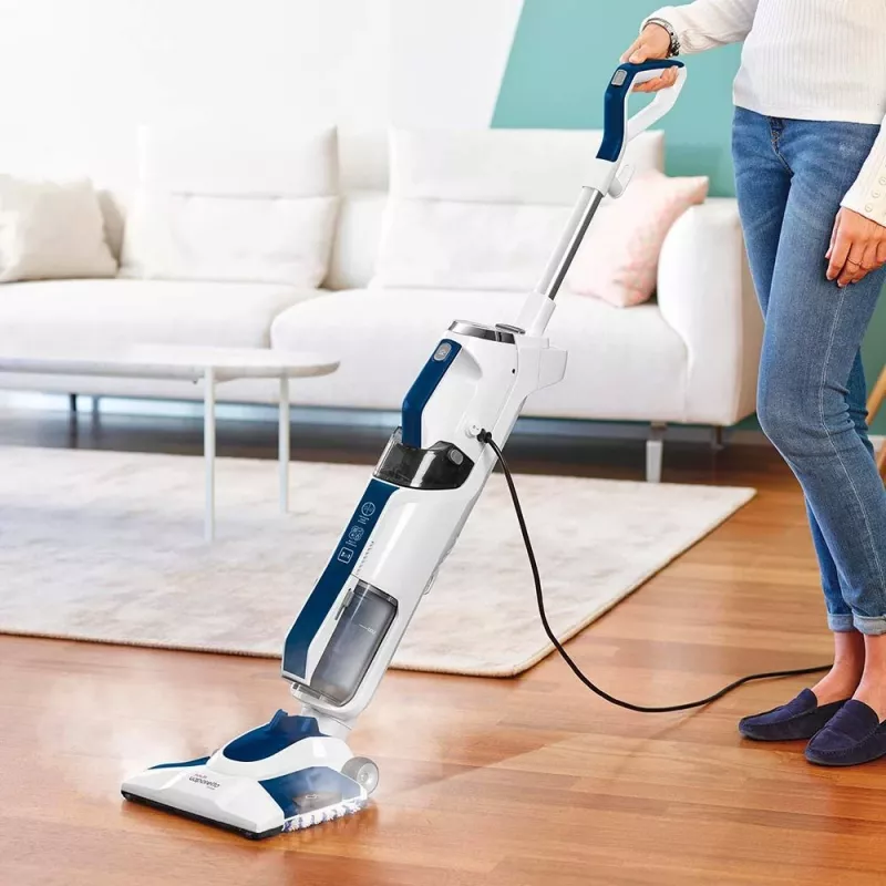 Polti Vaporetto 3 Clean Stāvvakuums AC Sausā un mitrā tīrīšana Putu filtrs Bez maisa 0,5 L 1700 W Zils, Balts