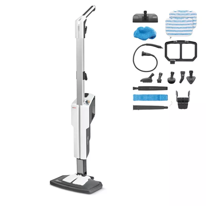 Polti Vaporetto SV610_Style tvaika mops 0,5 L 1500 W pelēks, balts