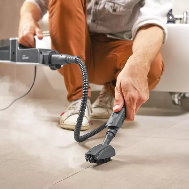 Polti Vaporetto SV610_Style tvaika mops 0,5 L 1500 W pelēks, balts