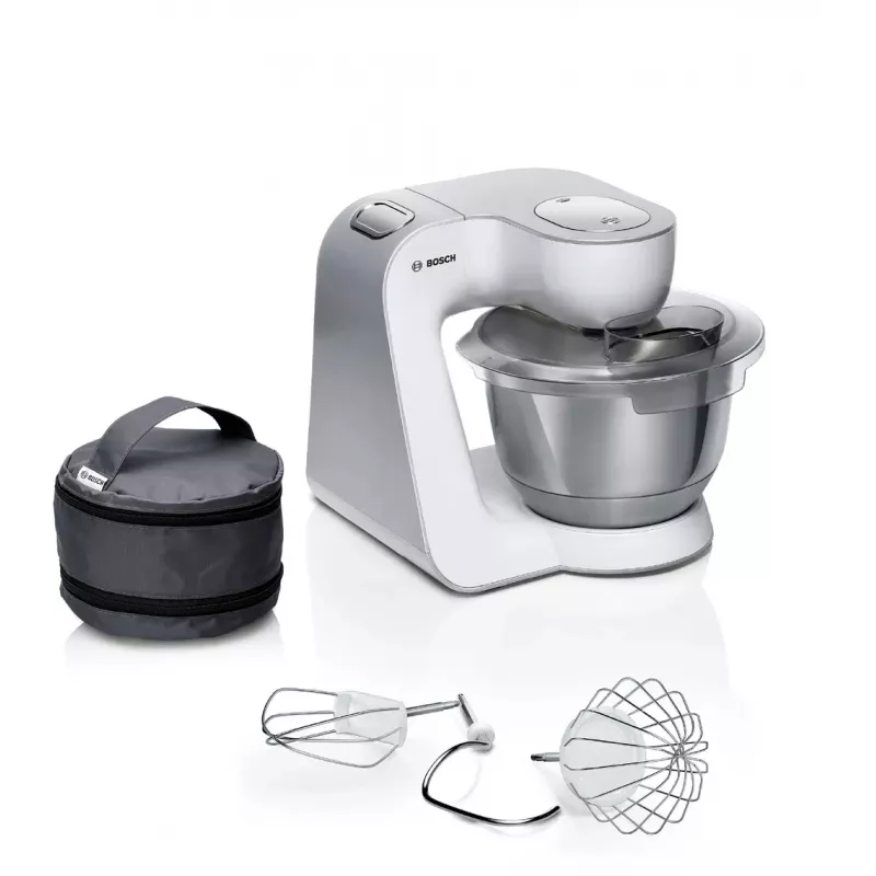 Virtuves kombains Bosch Serie 4 MUM58200 — 1000 W, 3,9 L nerūsējošā tērauda bļoda, balts