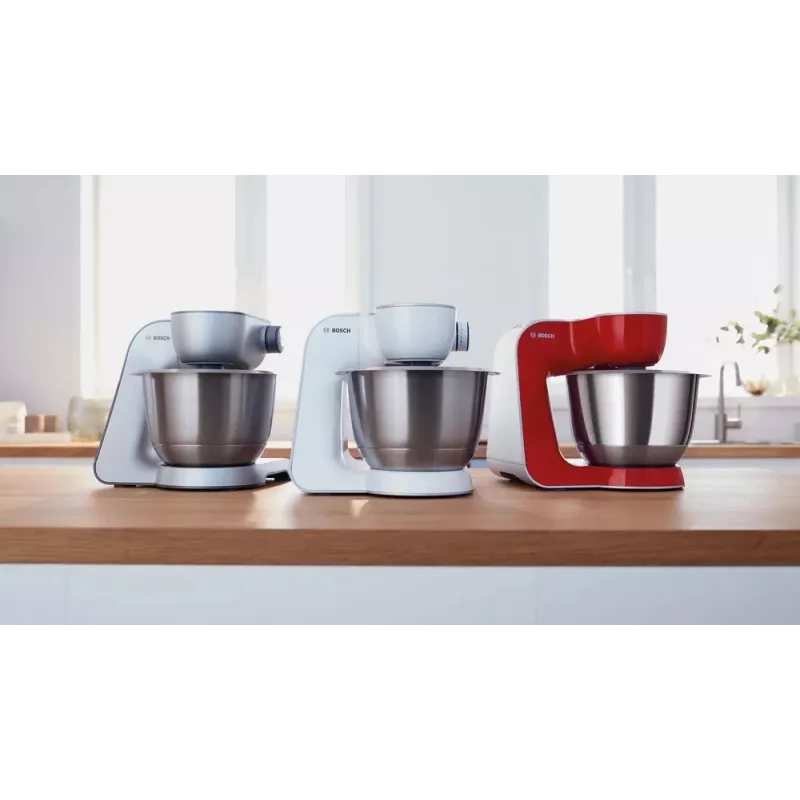 Virtuves kombains Bosch Serie 4 MUM58200 — 1000 W, 3,9 L nerūsējošā tērauda bļoda, balts