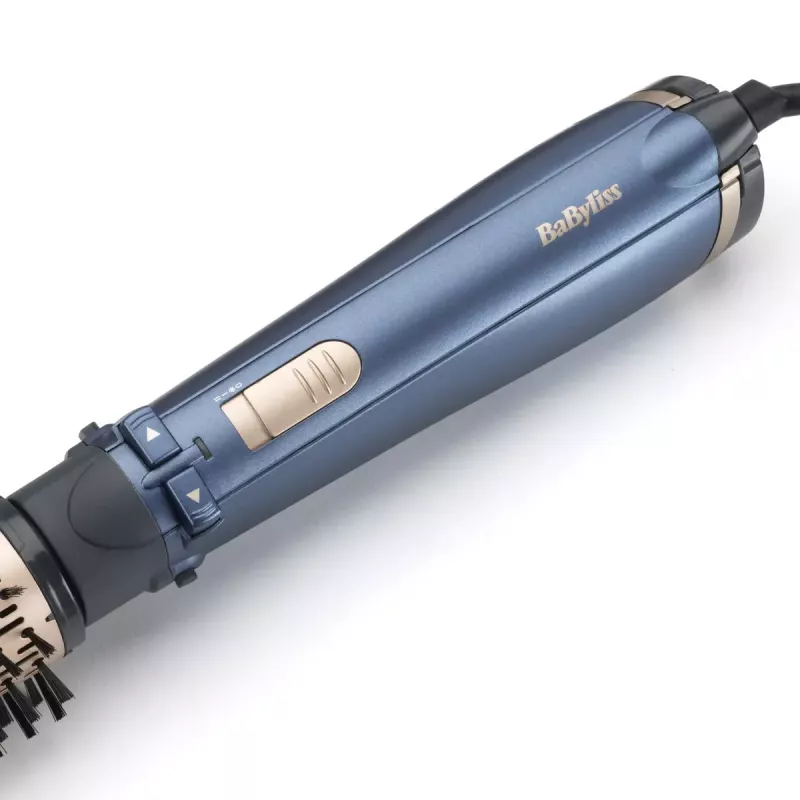 Karstā gaisa suka BaByliss Style Pro 1000 AS965E — 1000 W, 2,5 m vads, 4 suku uzgaļi, keramikas sildītājs, jonu tehnoloģija, automātiska rotācija