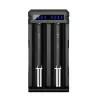 Baterijas lādētājs XTAR SC2 Li-ion 18650 USB-C 2 sloti, USB-C barošana, LED indikatori, melns