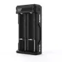 Baterijas lādētājs XTAR SC2 Li-ion 18650 USB-C 2 sloti, USB-C barošana, LED indikatori, melns