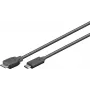 Microconnect USB3.1CAMIB3.01 USB kabelis USB 3.2 Gen 1 (3.1 Gen 1) 1 m USB C Micro-USB B Melns