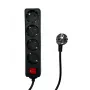 Microconnect MC-GRU0045BS strāvas pagarinātājs 5 m 4 maiņstrāvas rozetes Iekštelpām Melns