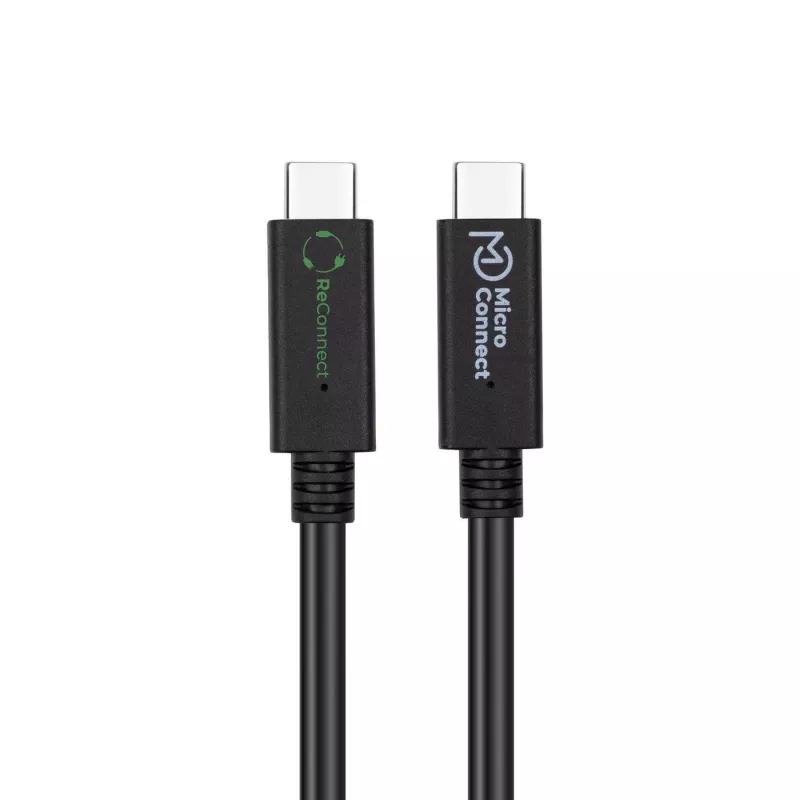 Microconnect ECO-USB3.2CC0.5 USB kabelis USB 3.2 Gen 2x2 0.5 m USB C Melns