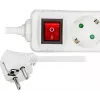 Microconnect GRU0035WS pagarinātājs 5 m 3 maiņstrāvas kontaktligzdas balts