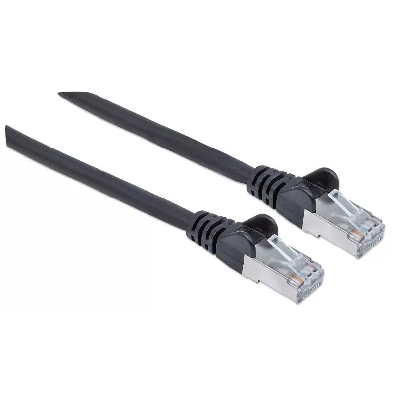 Tīkla kabelis Intellinet Cat6A RJ45 1,5 m melns