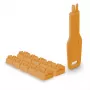 Port blocker Lindy RJ45 Port Locks oranža 10x + 1 Key