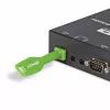 Portu bloķētāju komplekts Lindy SFP Port Locks zaļš 10 gab. + 1 atslēga, saderīgs ar SFP, 20×74.5×5.9 mm