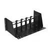Mini PC šasija Lanview LVR-MINIPC-BRACK-4UBL — kompakts metāla korpuss, modelis LVR-MINIPC-BRACK-4UBL