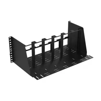 Mini PC šasija Lanview LVR-MINIPC-BRACK-4UBL — kompakts metāla korpuss, modelis LVR-MINIPC-BRACK-4UBL