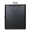 Brīvi stāvošs statīvs Lanview RDL12U66BL — 12U, 600 kg, atslēgas slēdzene, regulējamas kājas, kabeļu pārvaldība, IP40, melns