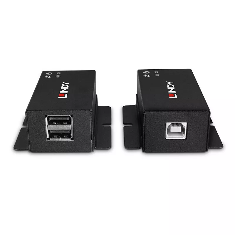 Tīkla raidītājs un uztvērējs Lindy 50m 2 Port USB 2.0 Cat. 6 paplašinātājs