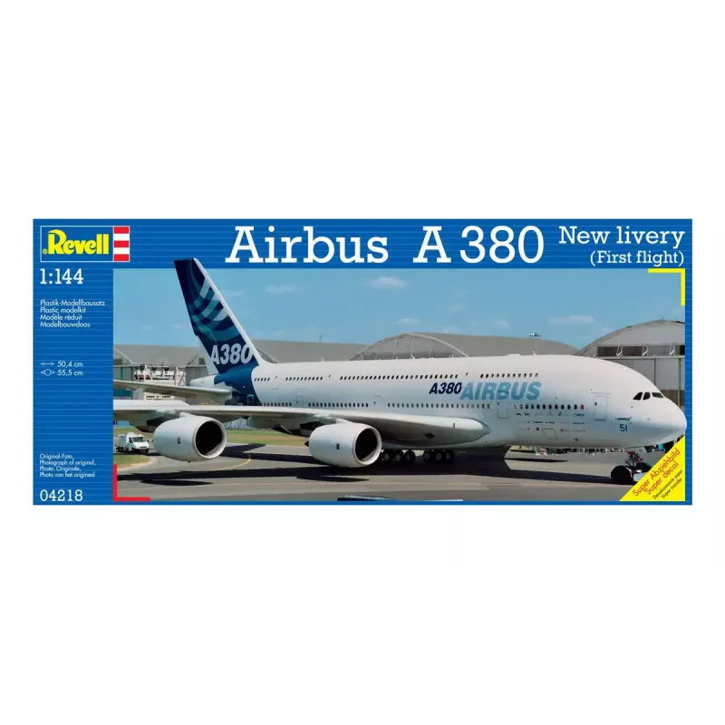 Modeļa komplekts Revell Airbus A 380 Design jaunā krāsojumā pirmais lidojums