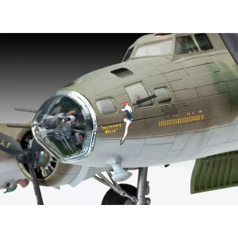 Fiksēto spārnu lidmašīnas modelis Revell B-17F Memphis Belle