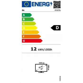 Pieskāriena monitors Elo Touch Solutions E511214 21,5 collu 1920x1080 4K Ultra HD