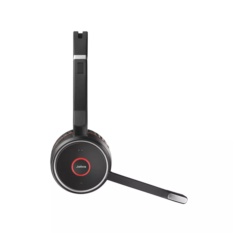 Austiņas Jabra Evolve 75 SE MS Stereo vadu bezvadu Bluetooth 30m diapazons