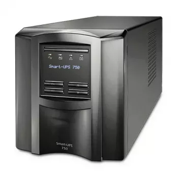 Fujitsu S26361-F4542-L75 PY UPS torņa tipa nepārtrauktās barošanas avots, 750 VA, 500 W, 6 AC izejas, RS-232, USB, melns