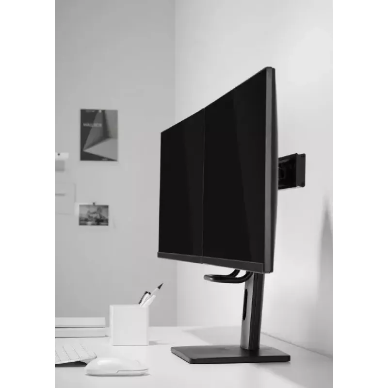 Monitoru stiprinājums Gembird MS-D2-01 27 collas melns brīvi stāvošs