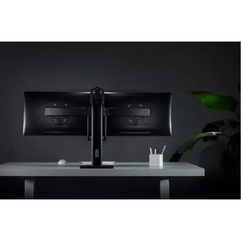 Monitoru stiprinājums Gembird MS-D2-01 27 collas melns brīvi stāvošs