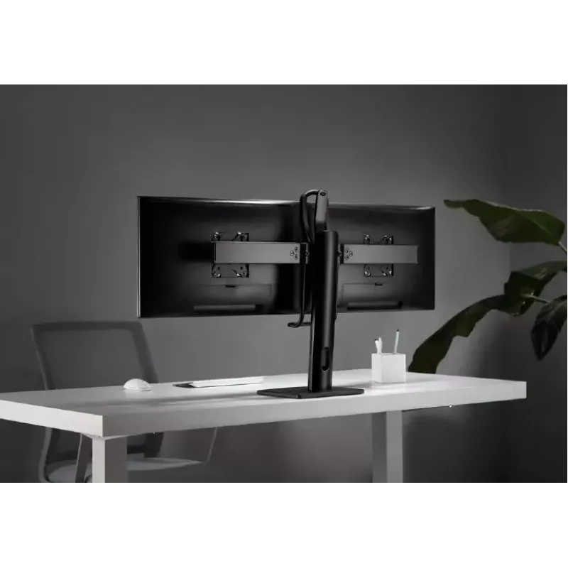 Monitoru stiprinājums Gembird MS-D2-01 27 collas melns brīvi stāvošs