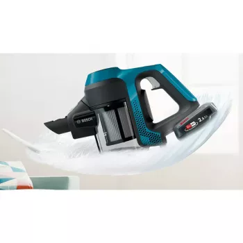 Bosch Serie 6 BBS611BSC stick vacuum/electric broom 2-in-1 stick vacuum baterija Dry Bagless Melns 2.5 Ah