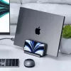 Klēpjdatora un planšetdatora statīvs Satechi ST-ADVSM sudraba krāsā, saderīgs ar MacBook Pro