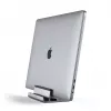 Klēpjdatora un planšetdatora statīvs Satechi ST-ADVSM sudraba krāsā, saderīgs ar MacBook Pro