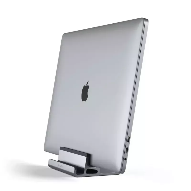 Klēpjdatora un planšetdatora statīvs Satechi ST-ADVSM sudraba krāsā, saderīgs ar MacBook Pro