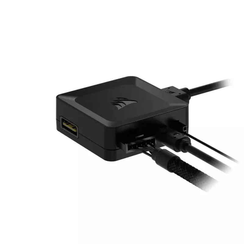 Ventilatora kontrolieris Corsair iCUE LINK System Hub Melns 1 gab.