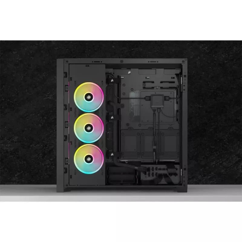 Ventilatora kontrolieris Corsair iCUE LINK System Hub Melns 1 gab.
